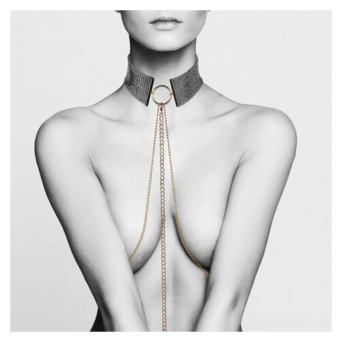 Прикраса Bijoux Indiscrets Desir Metallique Collar Чорні фото №6
