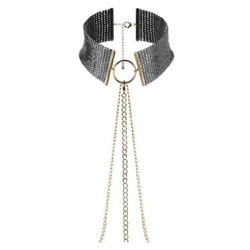 Прикраса Bijoux Indiscrets Desir Metallique Collar Чорні фото №2