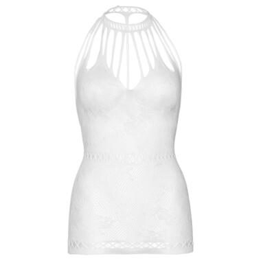 Ажурна сукня-сітка Leg Avenue Lace mini dress with cut-outs White one size фото №7