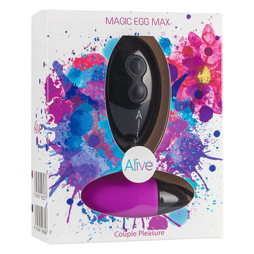 Віброяйце Alive Magic Egg MAX Фіолетове фото №2