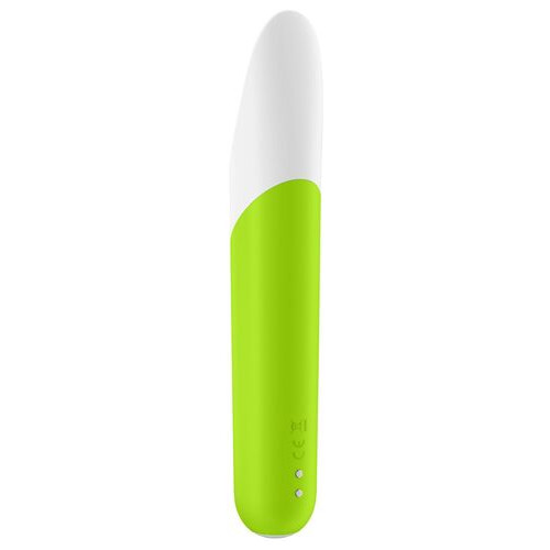 Мінівібратор із гнучким язичком Satisfyer Ultra Power Bullet 7 Зелений фото №5