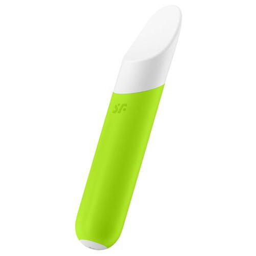 Мінівібратор із гнучким язичком Satisfyer Ultra Power Bullet 7 Зелений фото №1
