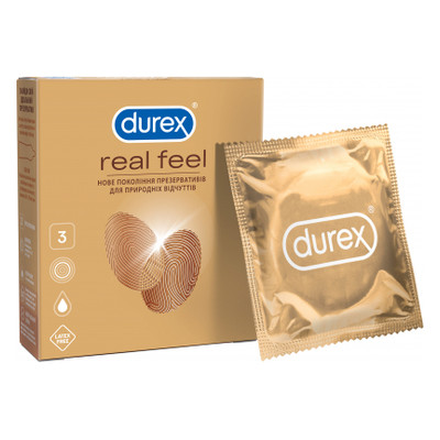 Презервативи Durex Real Feel 3 шт (5052197026689) фото №1