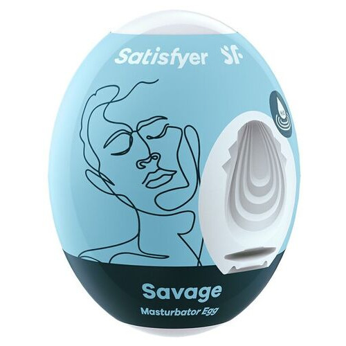 Самозмащувальний мастурбатор-яйце Satisfyer Egg Savage фото №1