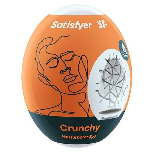 Самозмащувальний мастурбатор-яйце Satisfyer Egg Crunchy фото №1