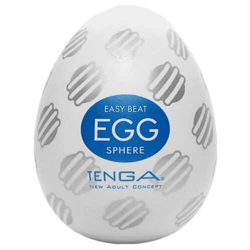 Мастурбатор-яйце Tenga Egg Sphere з багаторівневим рельєфом фото №1