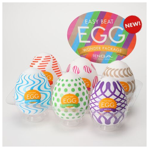 Набір яєць-мастурбаторів Tenga Egg Wonder Pack (6 яєць) фото №5