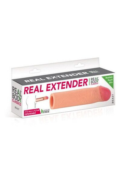Насадка для пеніса Real Body Real Extender BEAST фото №3