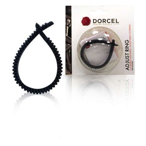 Ерекційне кільце Marc Dorcel Adjust Ring Чорне фото №3