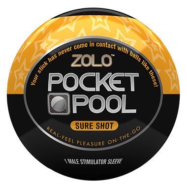 Мастурбатор Zolo Pocket Pool Sure shot фото №3