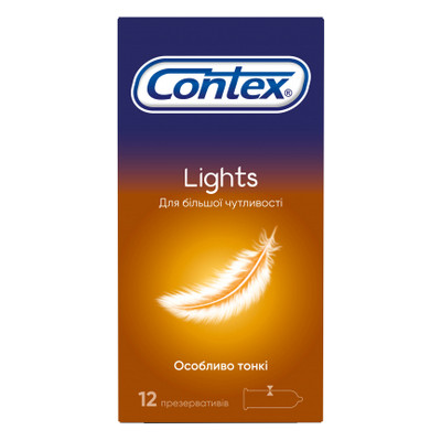 Презервативи Contex Lights 12 шт (5060040302088) фото №1