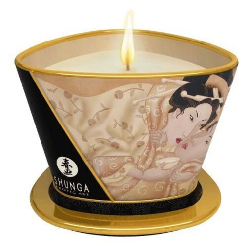 Масажна свічка Shunga Massage Candle Vanilla Fetish 170 мл фото №1