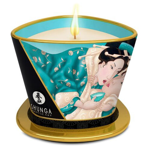 Масажна свічка Shunga Massage Candle Island Blossoms 170 мл фото №1
