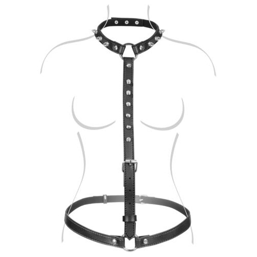 Портупея на тіло Fetish Tentation Sexy Adjustable Harness фото №1
