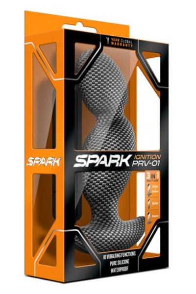 Анальний стимулятор Blush Spark Ignition Prv-01 Carbon Fiber фото №2