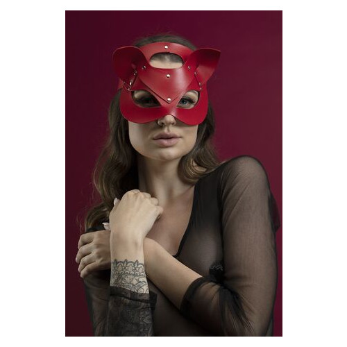 Маска кішки Feral Feelings Catwoman Mask Червона фото №1