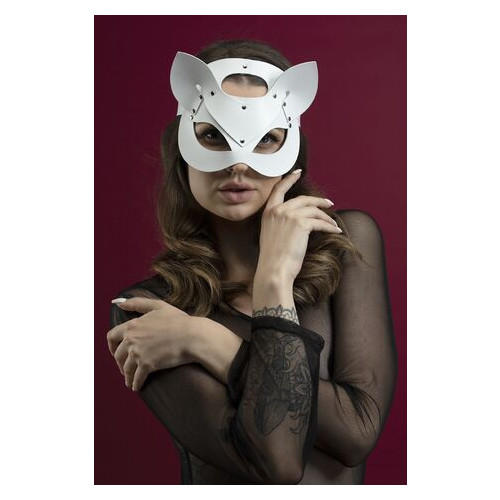 Маска кішки Feral Feelings Catwoman Mask Біла фото №1