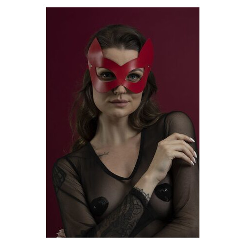 Маска кішки Feral Feelings Kitten Mask Червона фото №1