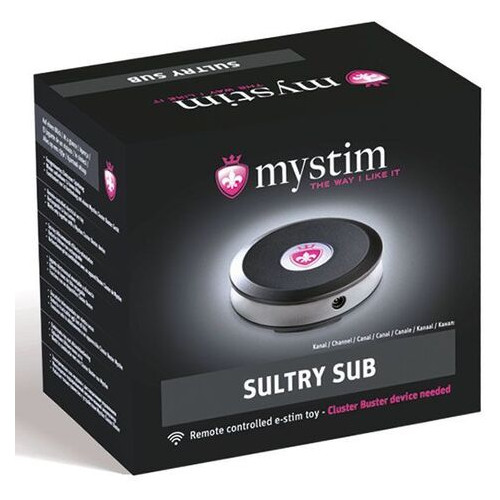 Приймач Mystim Sultry Subs Channel 7 для електростимулятора Cluster Buster фото №2