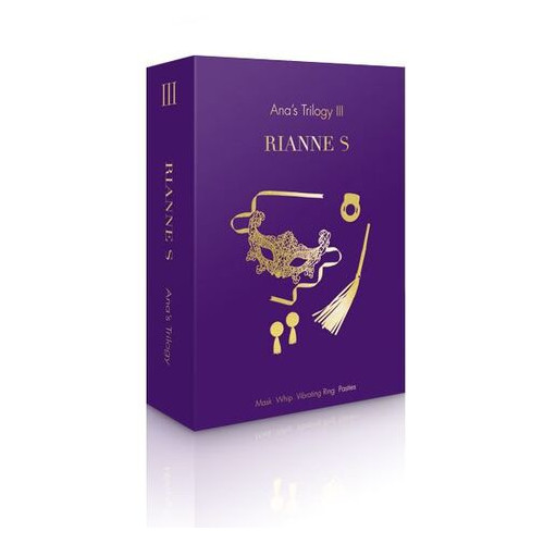 Подарунковий набір RIANNE S Ana's Trilogy Set III: ерекційне кільце, ажурна маска, пестис, батіг фото №10