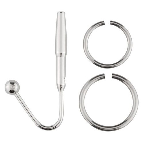 Уретральный стимулятор Sinner Gear Unbendable - Sperm Stopper Hollow Ring, 2 кольца (2,5 см и 3 см) фото №4