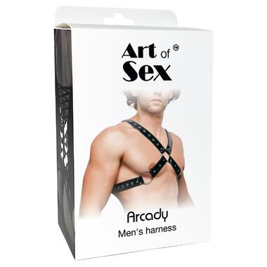 Чоловіча портупея Art of Sex - Arcady, Чорний XS-M фото №2