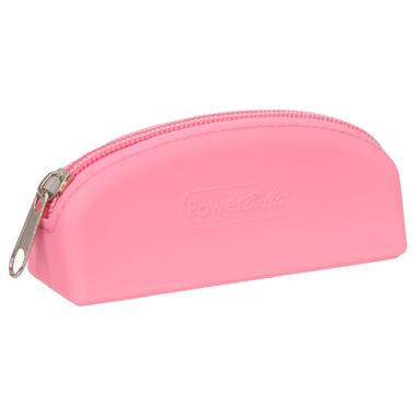 Сумка для зберігання секс-іграшок PowerBullet Silicone Zippered Bag Рожева фото №1
