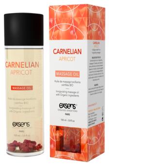 Масажна олія EXSENS Carnelian Apricot бадьоряче з сердоліком 100мл фото №1
