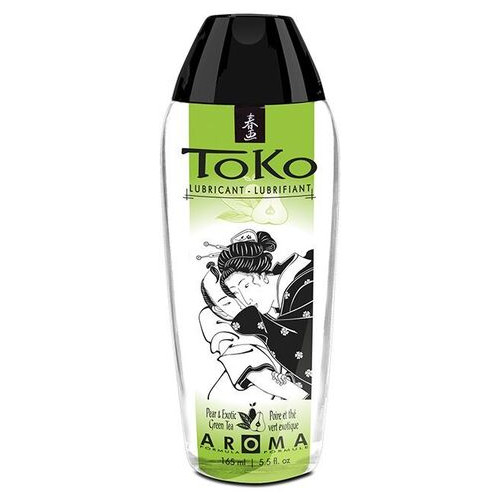 Лубрикант на водній основі Shunga Toko AROMA Pear &; Exotic Green Tea 165 мл фото №1