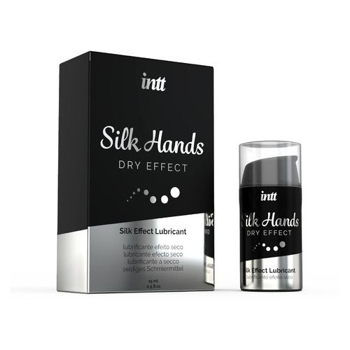 Густой лубрикант на силиконовой основе Intt Silk Hands (15 мл) с матовым эффектом фото №1