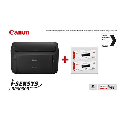 Принтер Canon i-SENSYS LBP-6030B бандл із 2 картриджами 725 (8468B042) фото №1