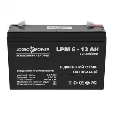 Акумуляторна батарея 
 LogicPower LPM 6-12 AH (4159) AMG фото №1