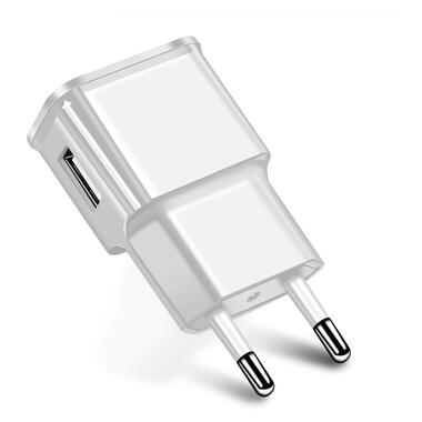 USB зарядка - блок живлення 5V 1 ампер із захистом від перевантаження ETA-U90EWE (реальний 1 Ампер) (100951) фото №1