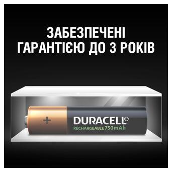 Акумулятор DURACELL HR03 (AAA) 750mAh уп. 4 шт фото №9