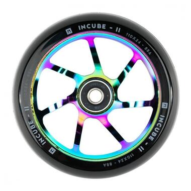 Колесо для трюкового самокату Ethic Incube V2 Pro 110мм x 24мм - Rainbow FRD.046860 фото №1