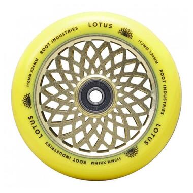 Колеса для трюкового самокату Root Lotus Pro 110mm пара - Radiant Yellow FRD.039447 фото №3