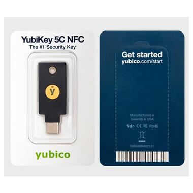 Апаратний ключ безпеки Yubico YubiKey 5C NFC фото №2