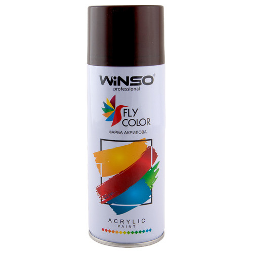 Фарба акрилова, Winso Spray 450ml, вишневий (WINE RED/RAL3005) фото №1