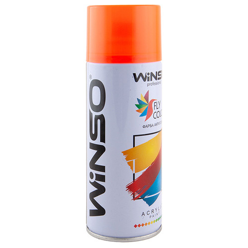 Акрилова спрей-фарба Winso Spray флуоресцентна 450мл помаранчевий (ORANGE) фото №2