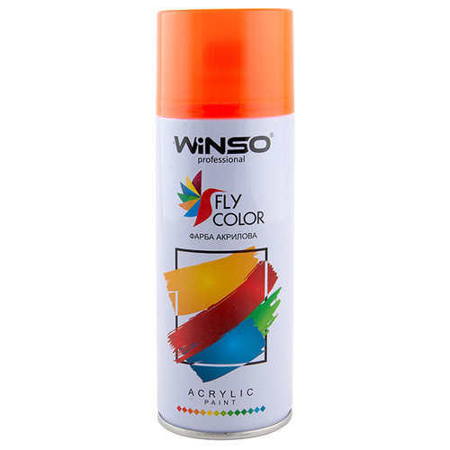 Акрилова спрей-фарба Winso Spray флуоресцентна 450мл помаранчевий (ORANGE) фото №1
