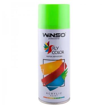 Фарба флуоресцентна,Spray 450ml.,яскраво-зелений,(GREEN),12шт/уп. Winso (880470) фото №1