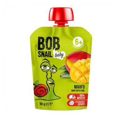 Дитяче пюре Bob Snail Равлик Боб Манго 90 г (4820219343844) фото №1