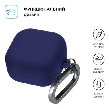 Чехол для наушников Armorstandart Hang Case для Samsung Galaxy Buds 4 / 4 Pro Dark Blue (ARM90919) фото №2