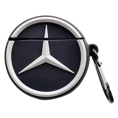 Силіконовий футляр Epik Brand AirPods 1/2 + карабін Mercedes фото №1