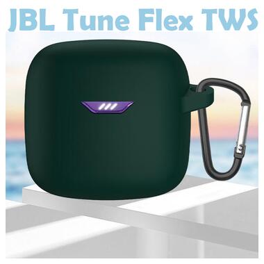 Чохол BeCover Silicon JBL Tune Flex TWS Dark Green (710186) фото №1
