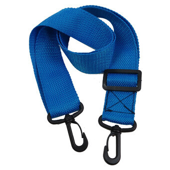 Яскравий ремінь на плечі для дорожньої або спортивної сумки Portfolio блакитний фото №1