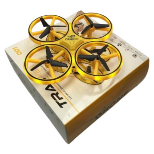 Квадрокоптер дрон Tracker Drone Pro Original із сенсорним керуванням на руку жестами 500 mAh жовтий (918_726) фото №5