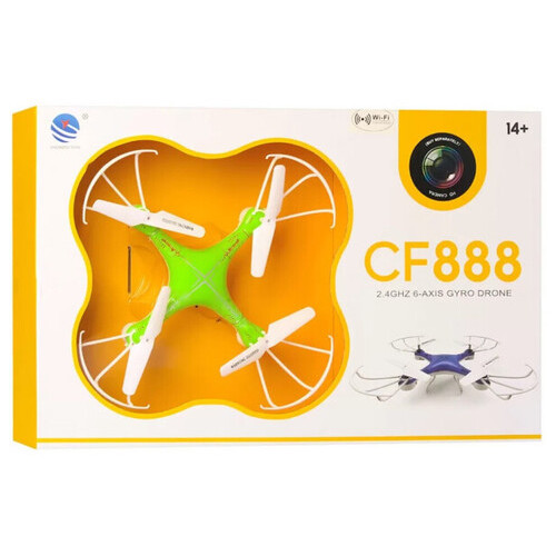 Іграшка радіокерована Квадрокоптер Bambi CF-888-3 Жовтий (KL00222) фото №1