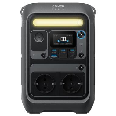 Зарядная станция ANKER SOLIX C300X - 288Wh/AC 300W/140W 3xPD/1xUSB/1xCar/MPPT фото №1