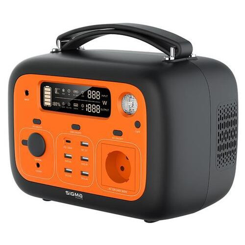 Зарядна станція Sigma mobile X-Power SI140APS Black-Orange (4827798424520) фото №2